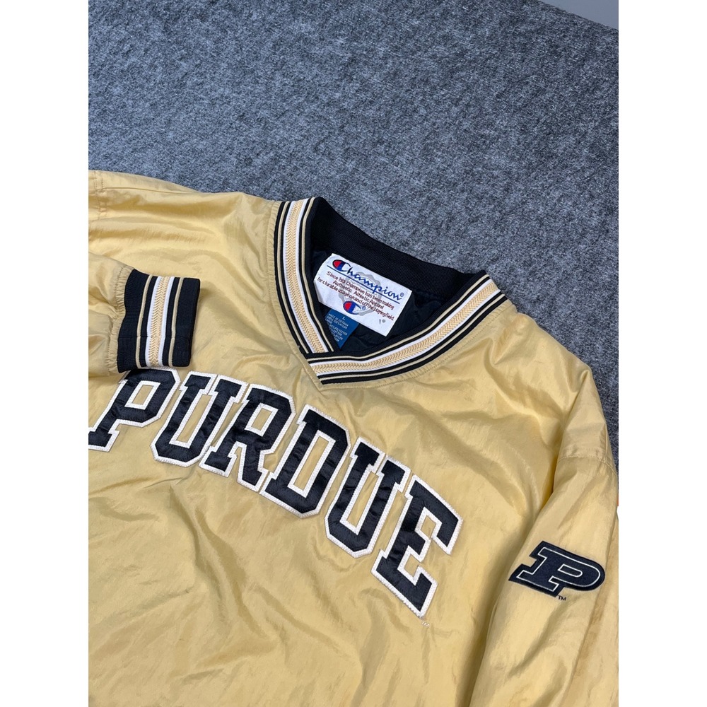 Vintage Champion‎ Purdue University Pullover Jacket men Large NCAA Windbreaker